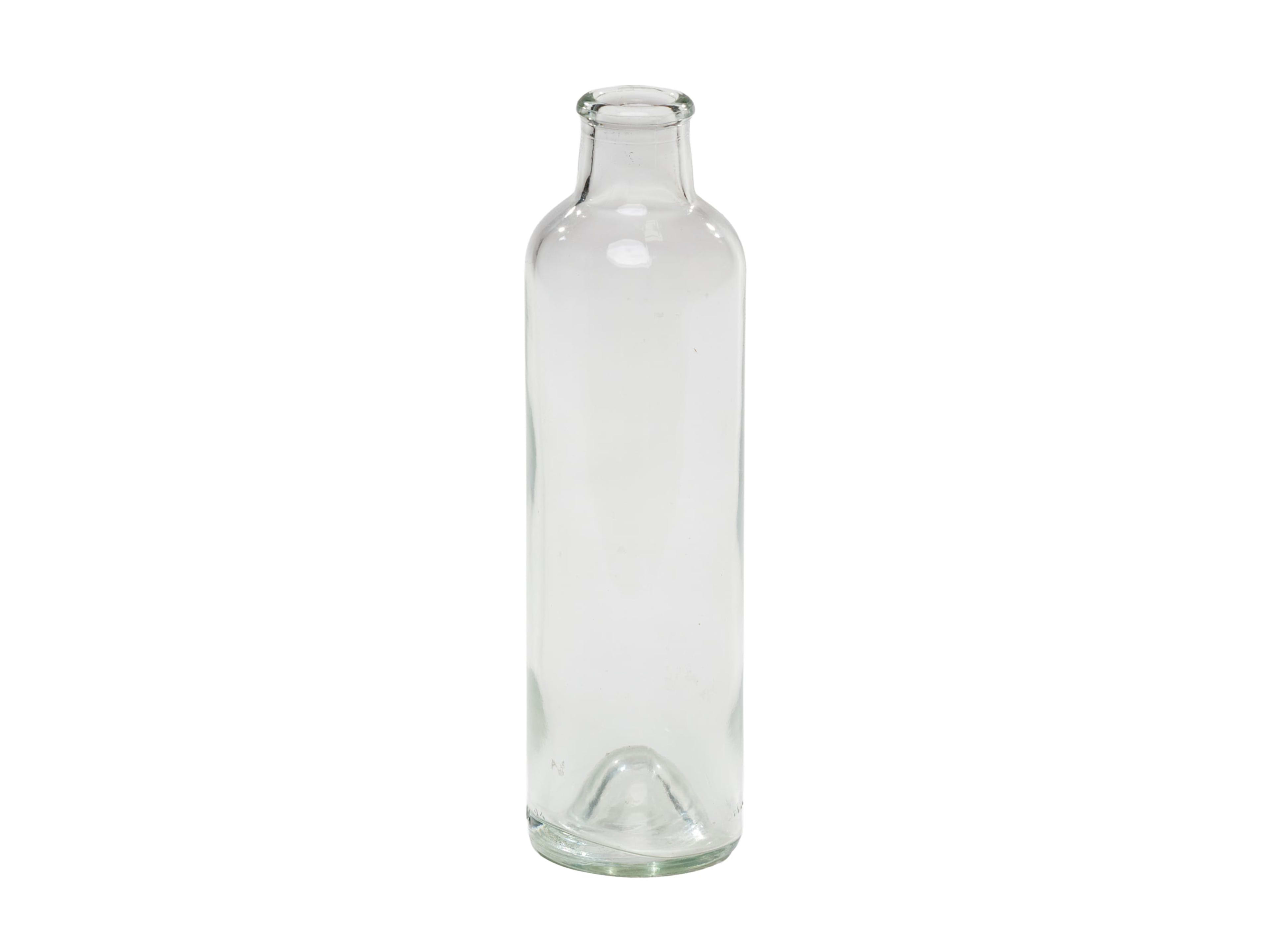 Clear Decorative Bottle, Long Neck
