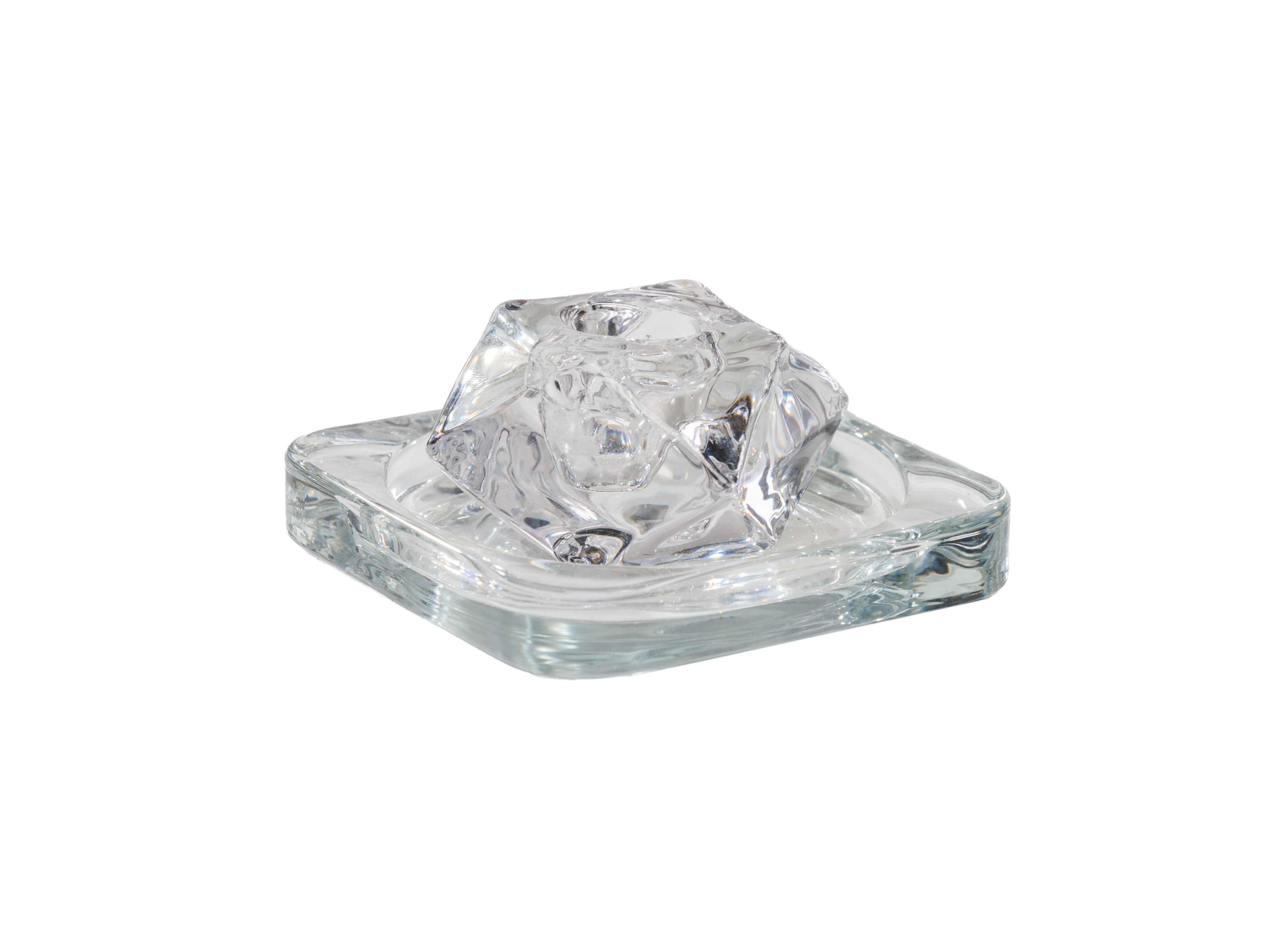Glass Block Candle Holder