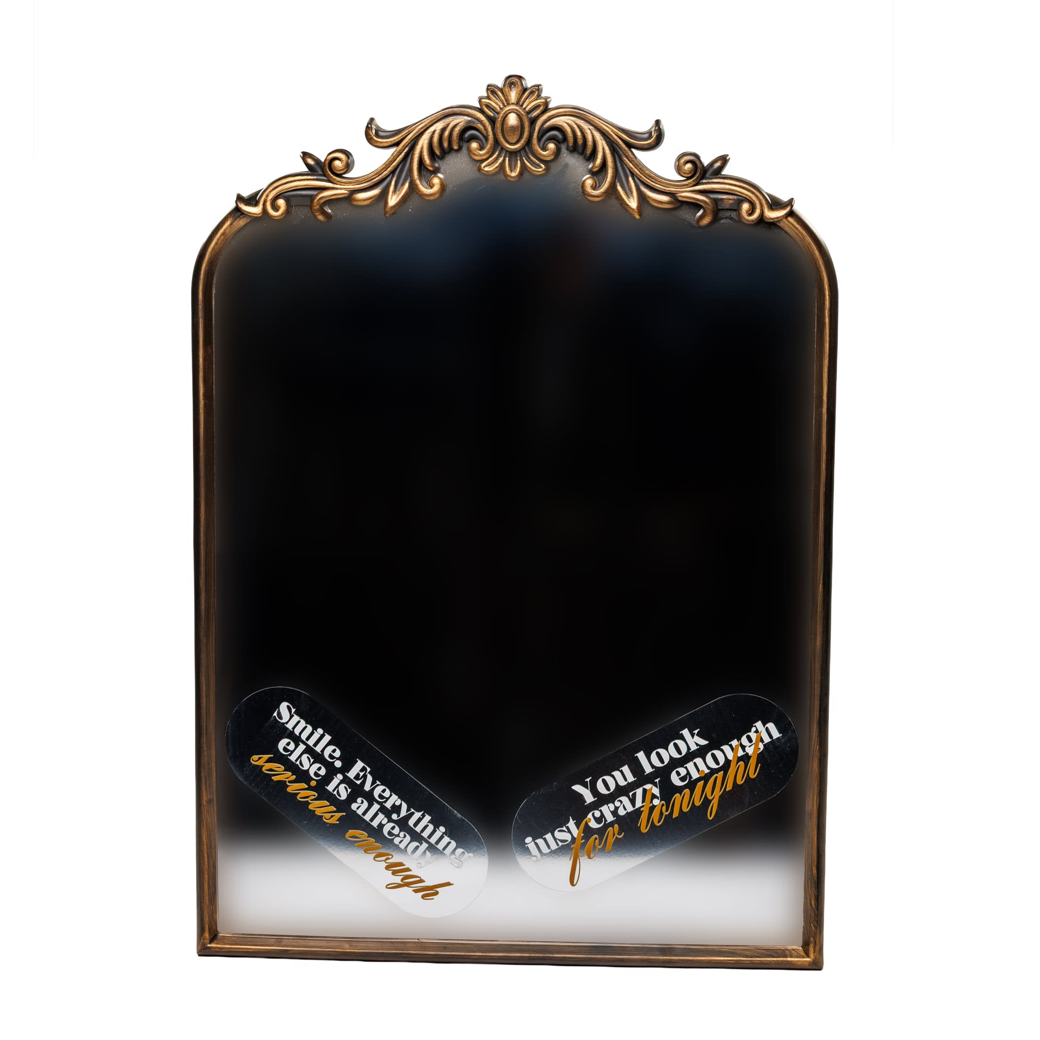 Black Baroque Mirror