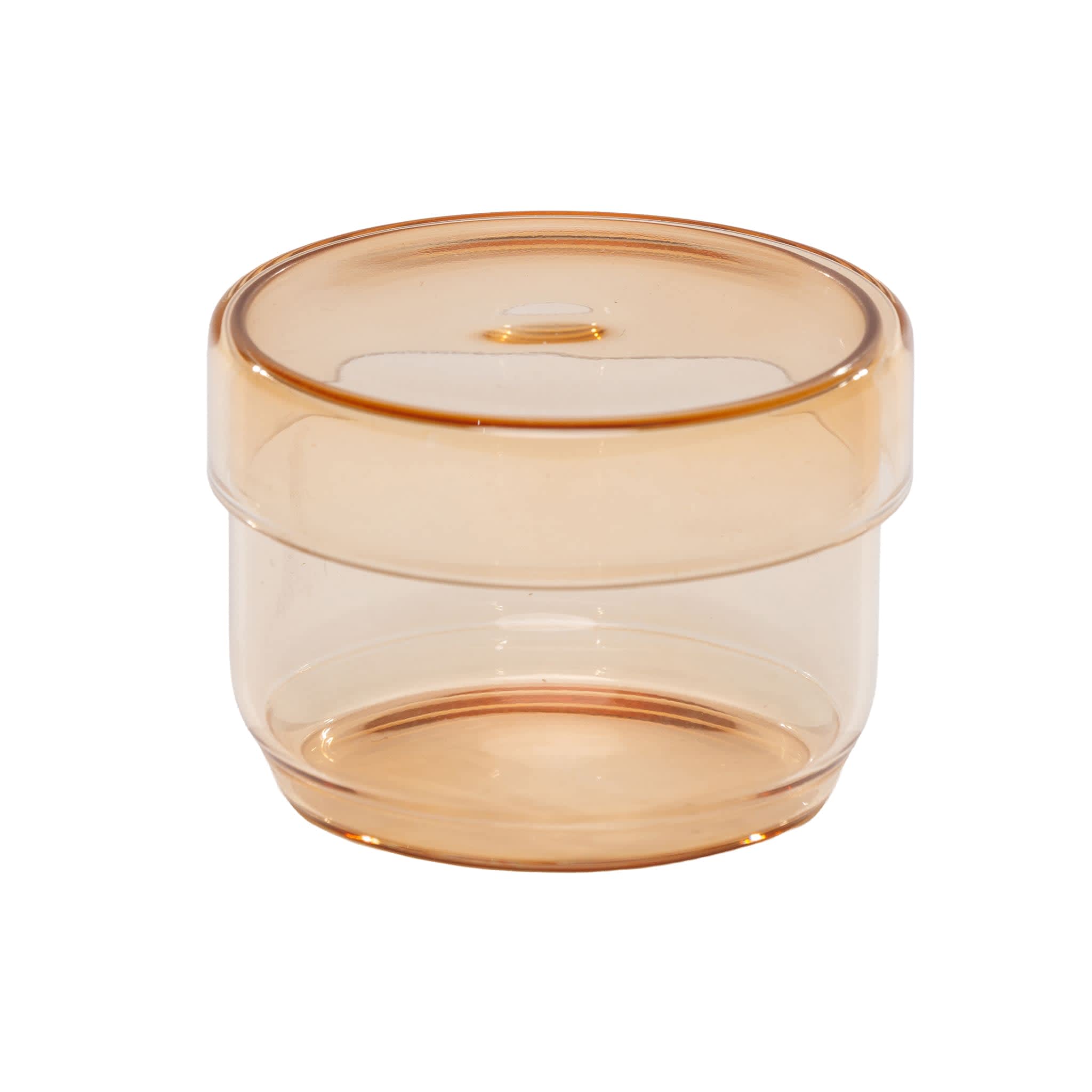 Amber Votive Cup