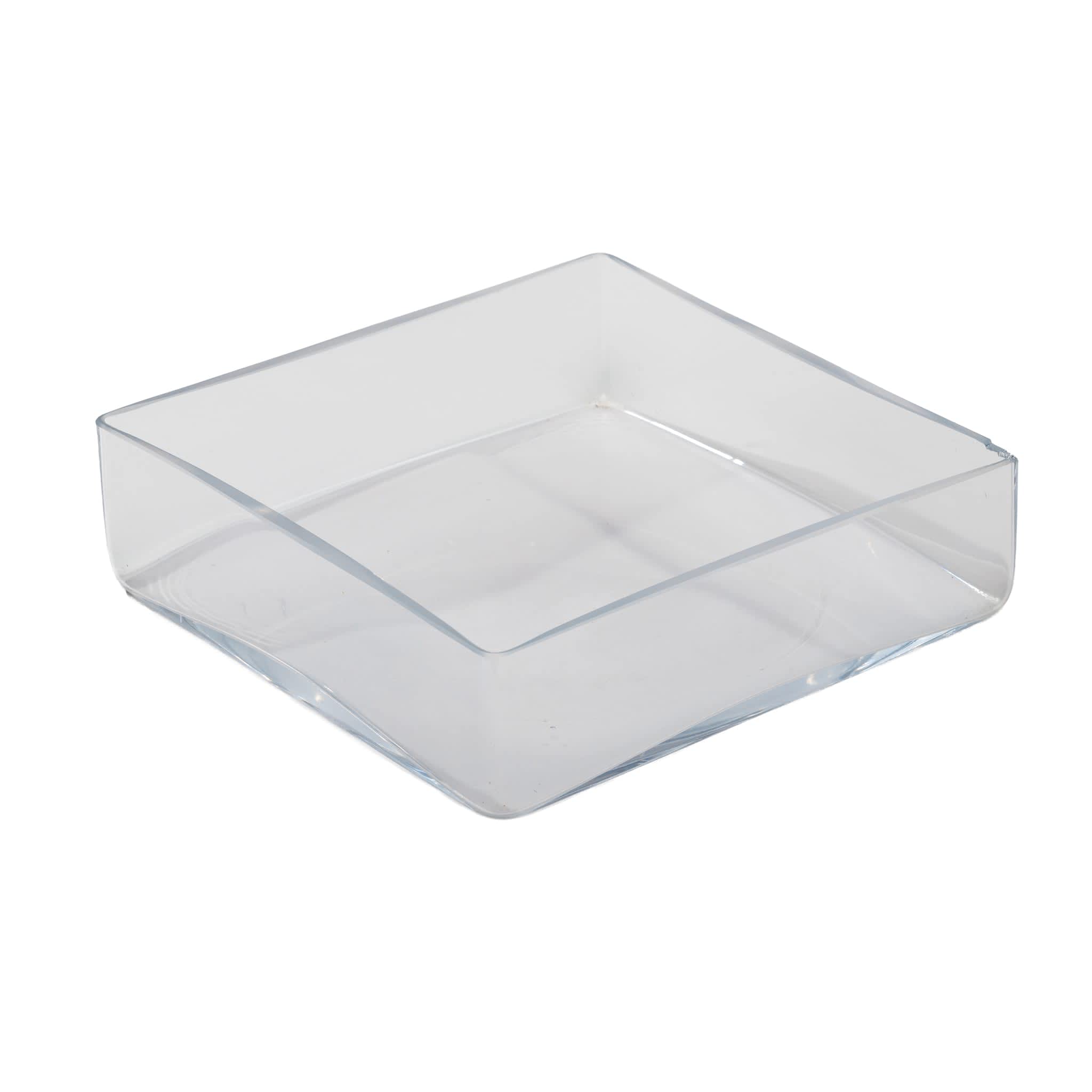 Square Glass Tray