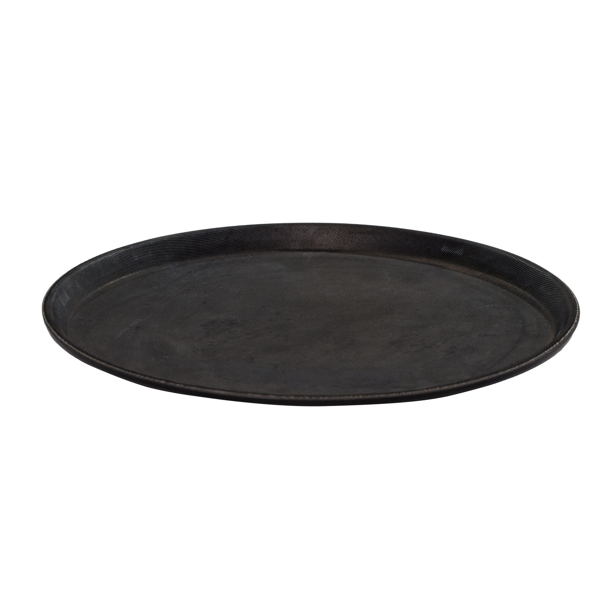 Black Round Tray