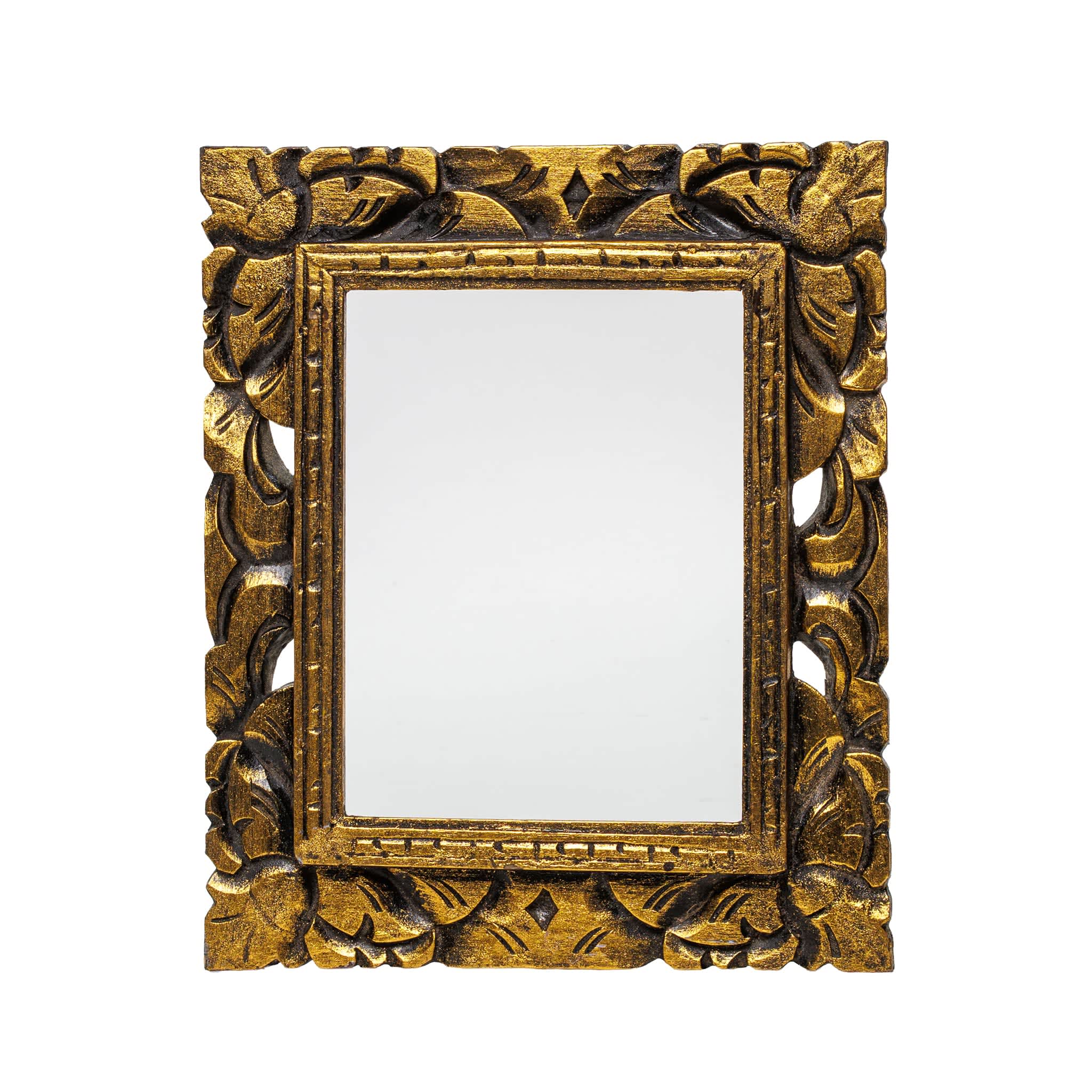 Gold-Brown Baroque Mirror