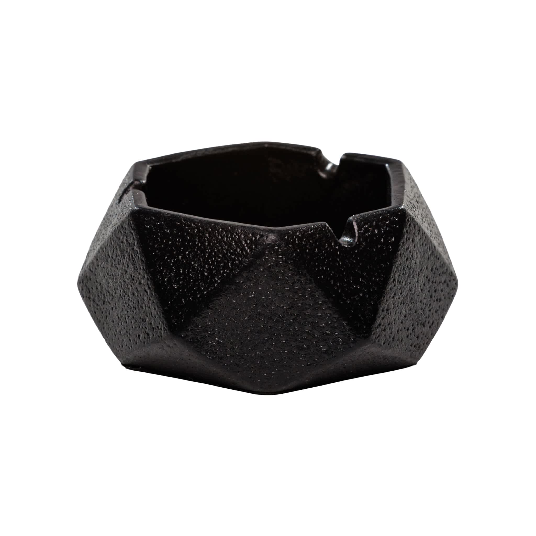 Black Geometric Ashtray