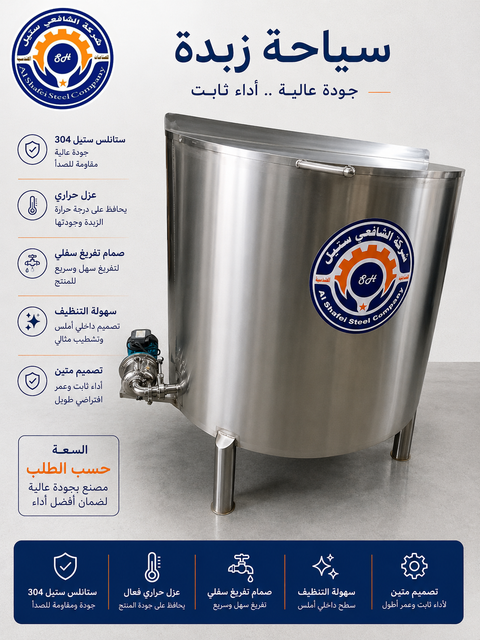 سياحة صهر زبدة ستانلس ستيل — الشافعي ستيل