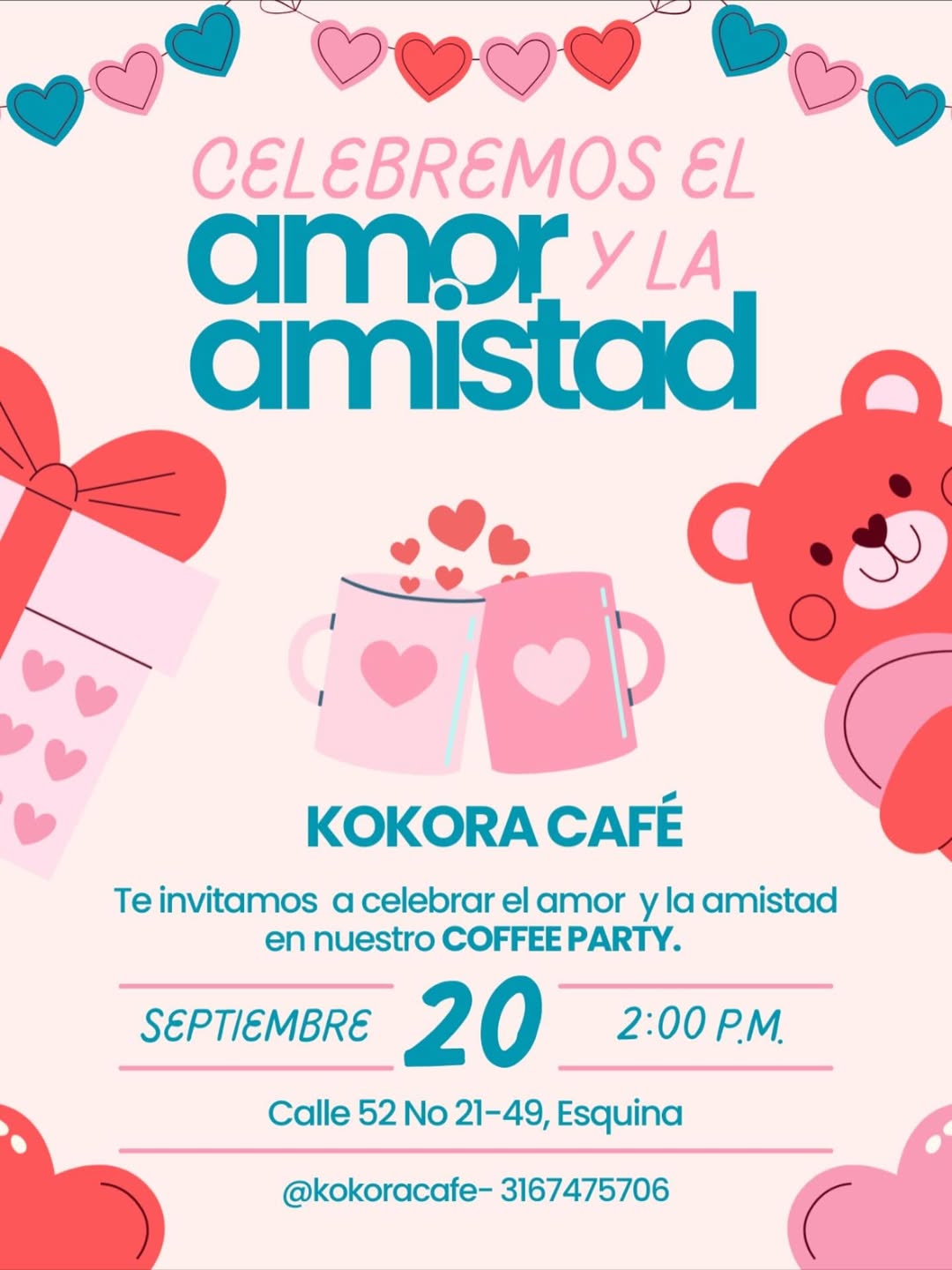 Celebremos el amor y la amistad