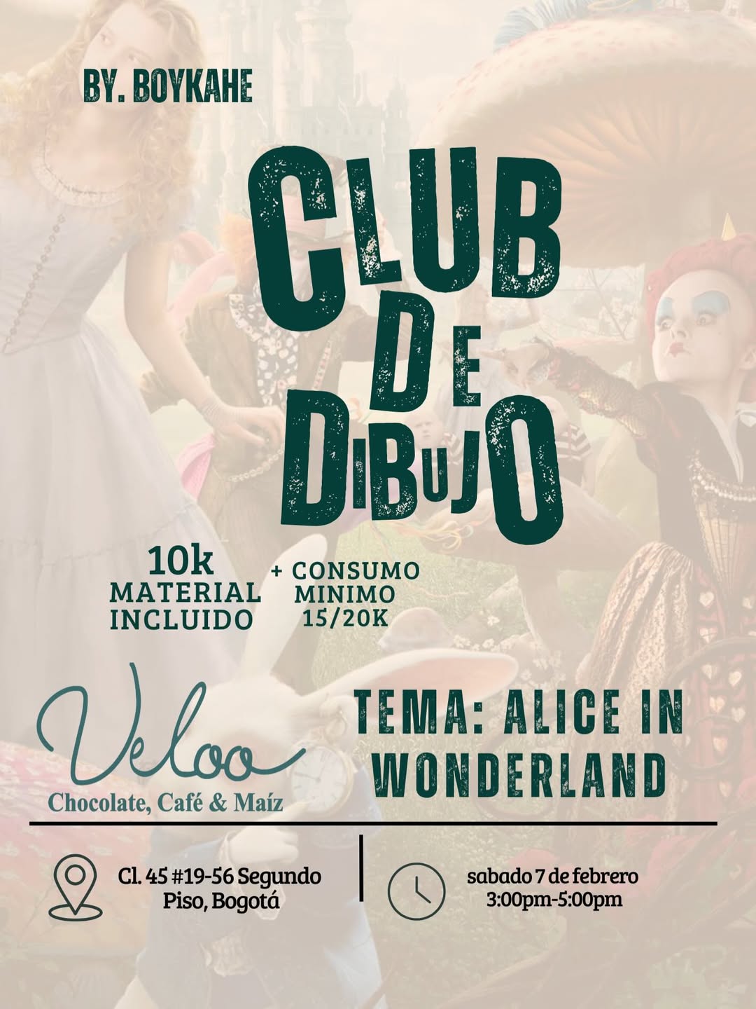 Club de Dibujo: Alice in Wonderland