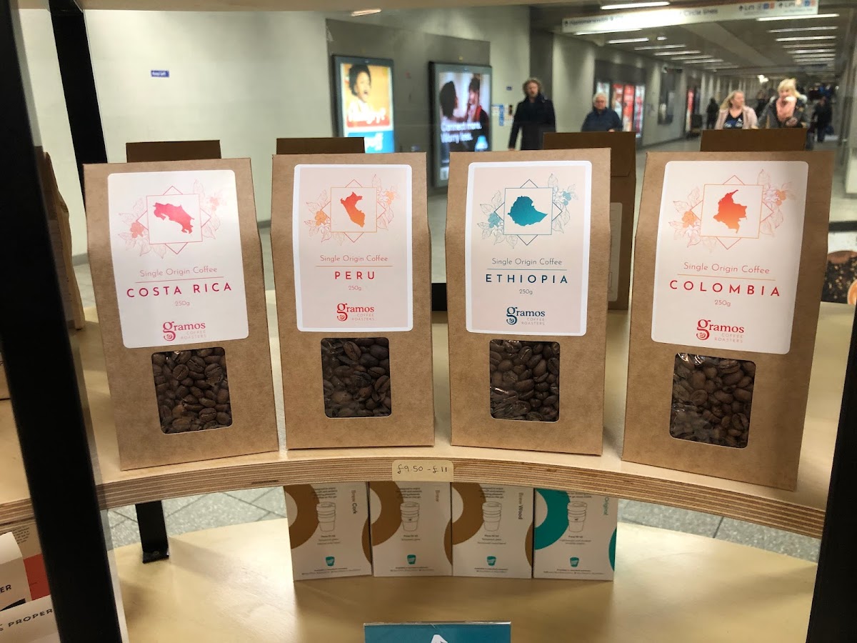 Gramos Coffee Bar (underground, sub-level -1)