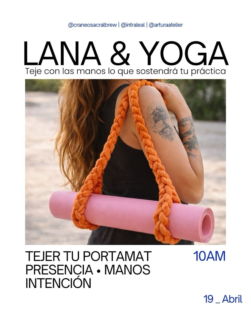 Lana & Yoga: Teje tu Portamat
