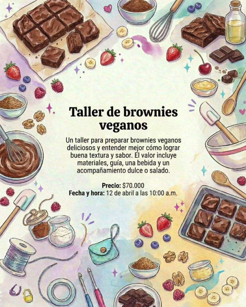 Taller de Brownies Veganos
