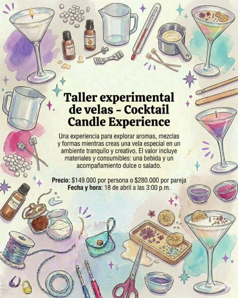 Taller Experimental de Velas (Cocktail)