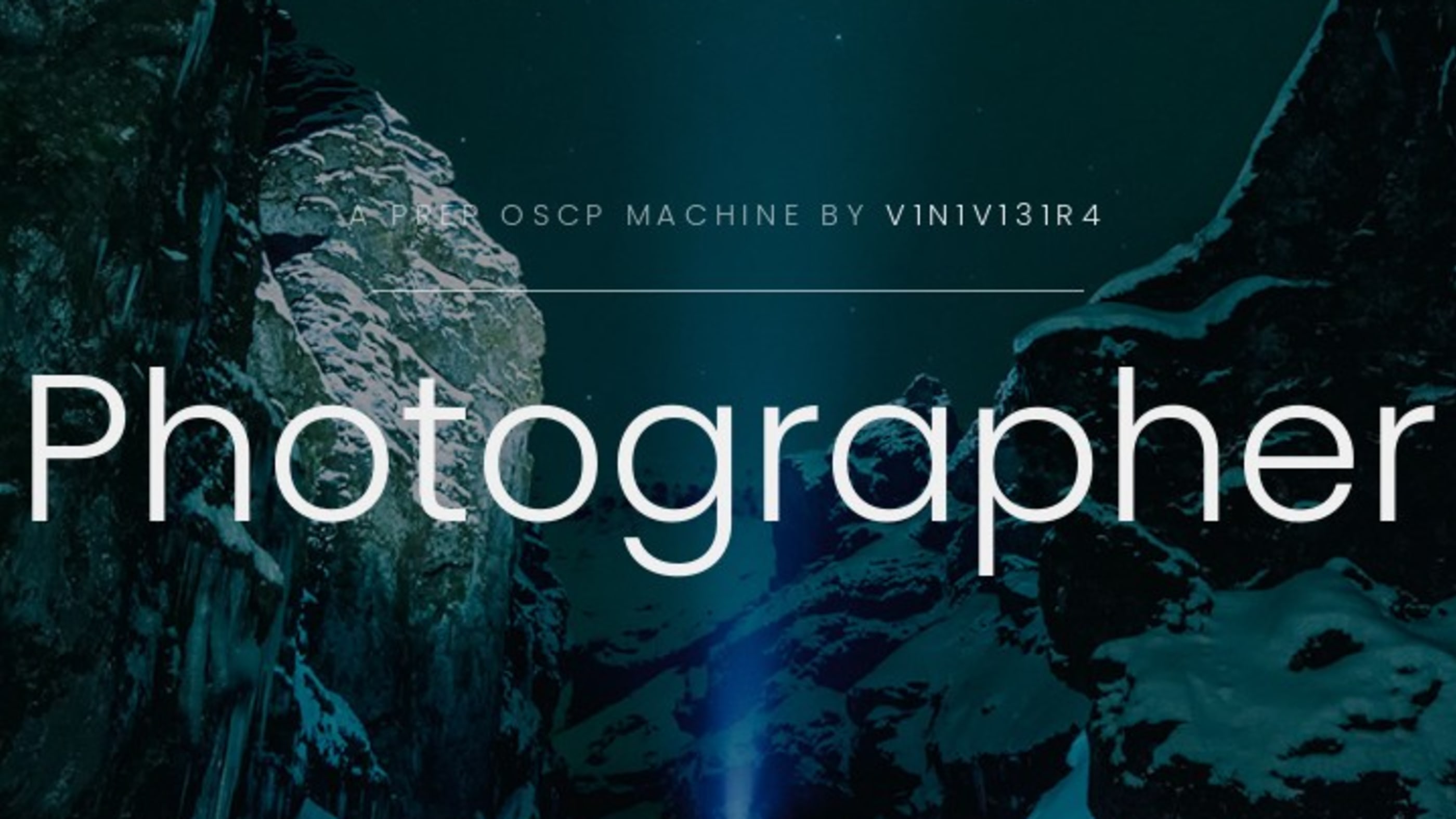 Photographer: 1 - Vulnhub 