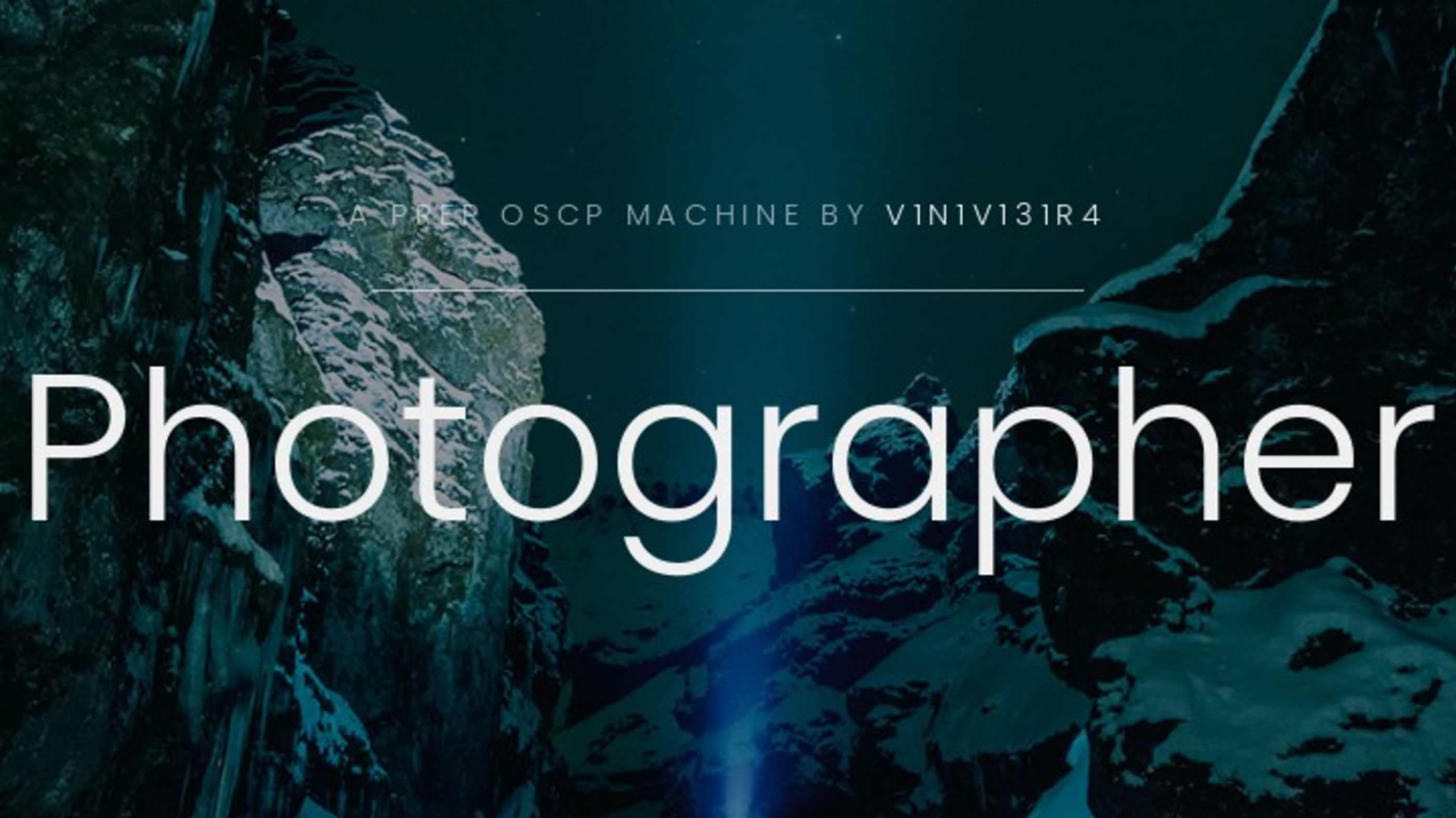 Photographer: 1 - Vulnhub 