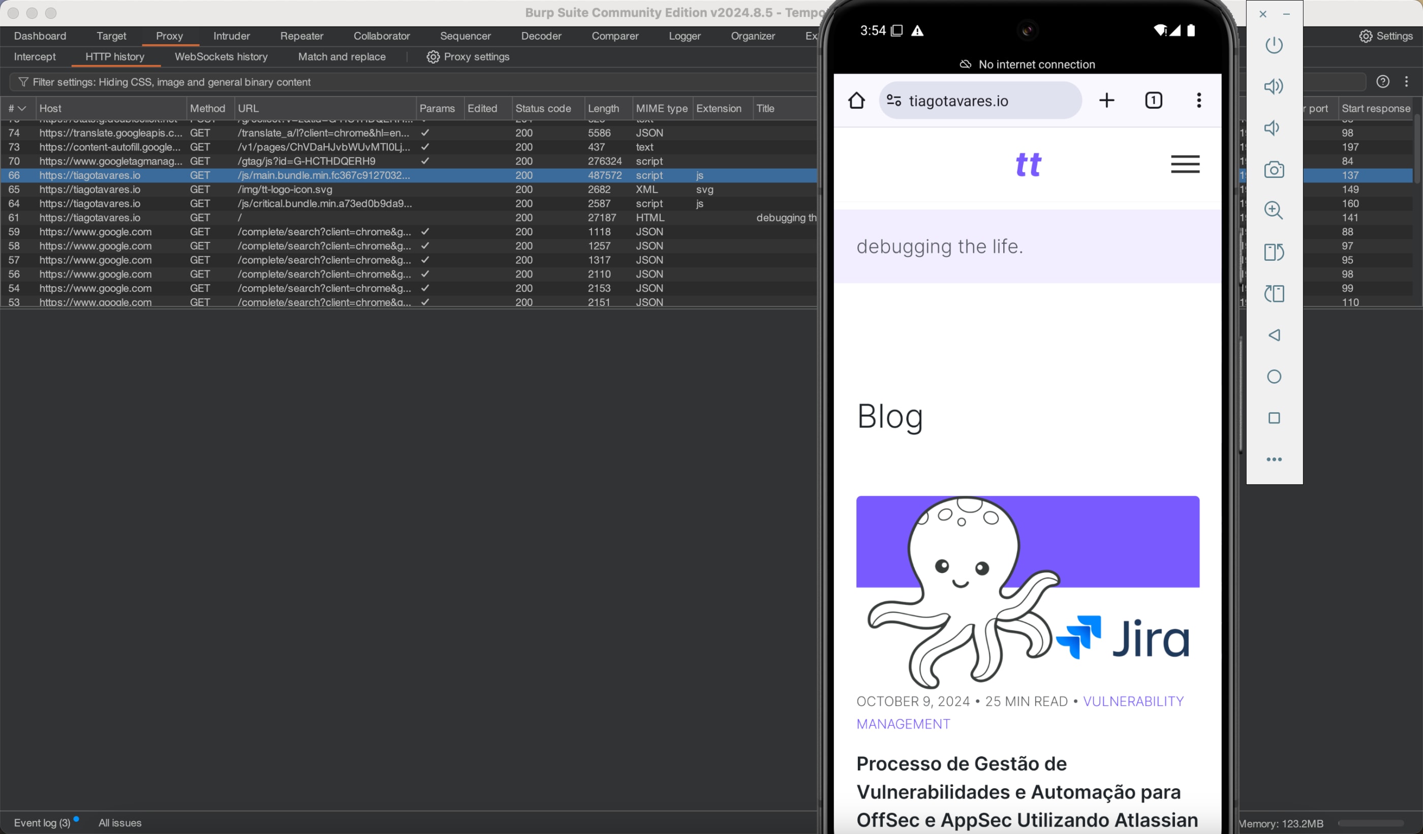 Capturando requisições com criptografia TLS a partir do Google Chrome