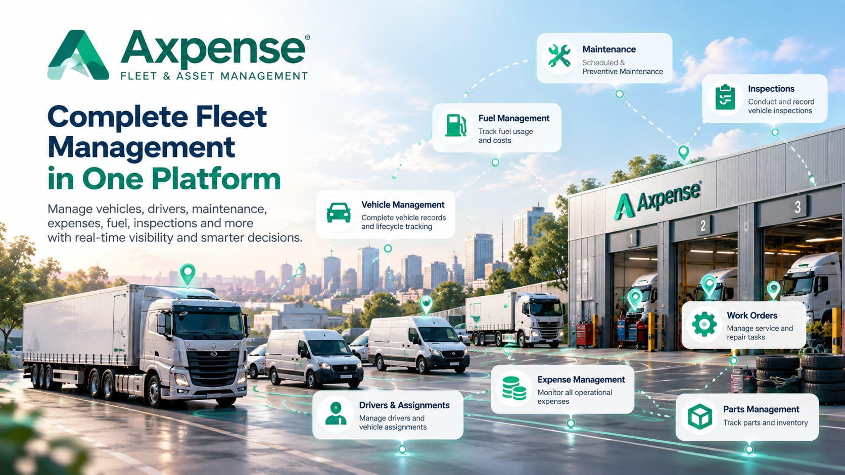 Axpense – لإدارة الاسطول و الأصول