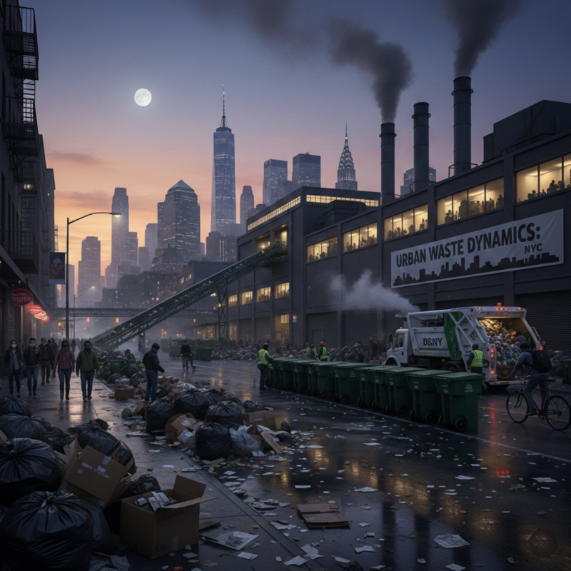 Urban Waste Dynamics of NYC