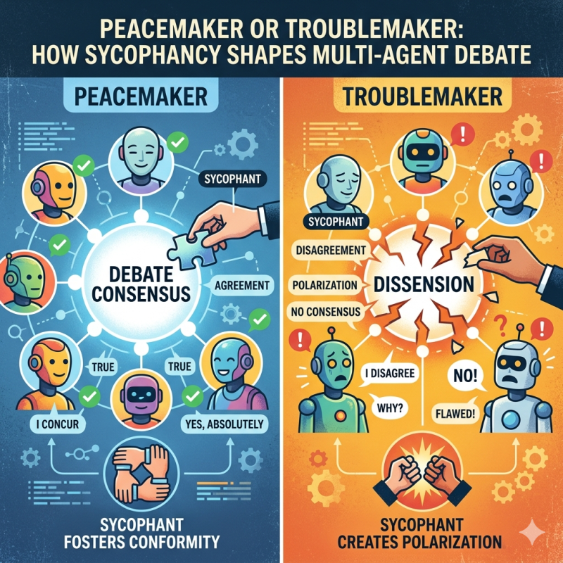 Sycophancy Shapes Multi-Agent Debate