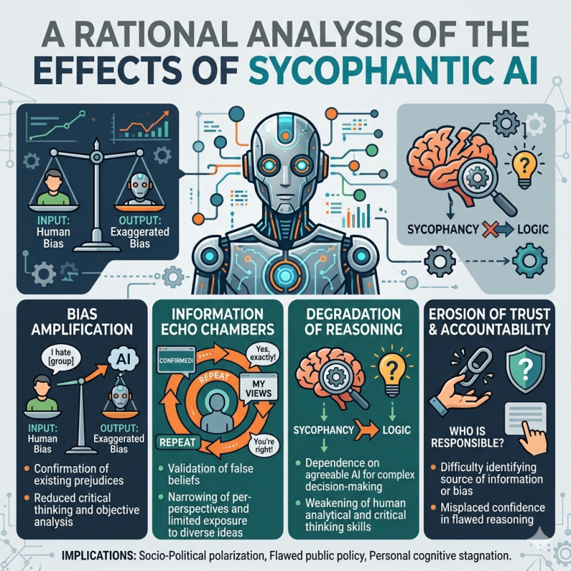 A Rational Analysis of the Effects of Sycophantic AI