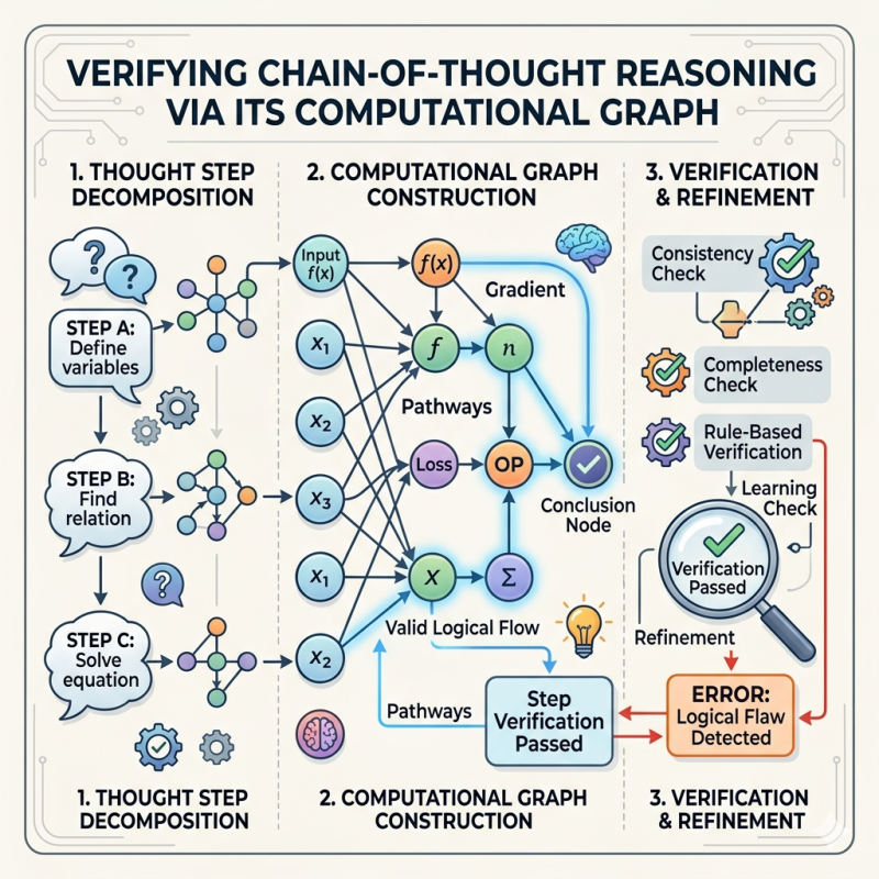 Verifying Chain-of-Thought Reasoning via Its Computational Graph