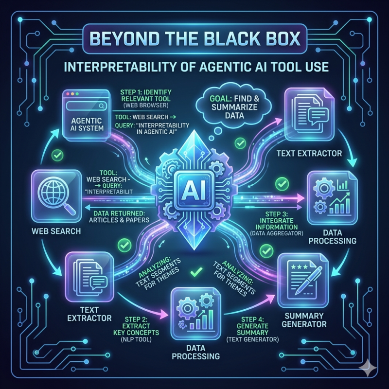 Beyond the Black Box: Interpretability of Agentic AI Tool Use
