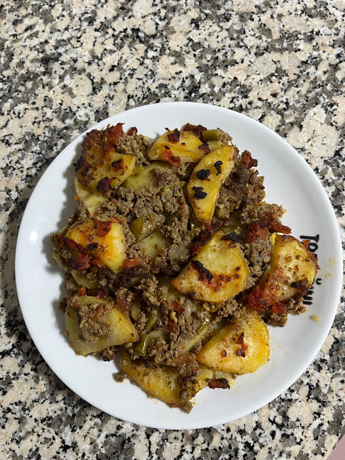 Kıymalı patates tava