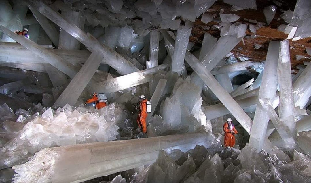 Cave of crystals unreal places in the world