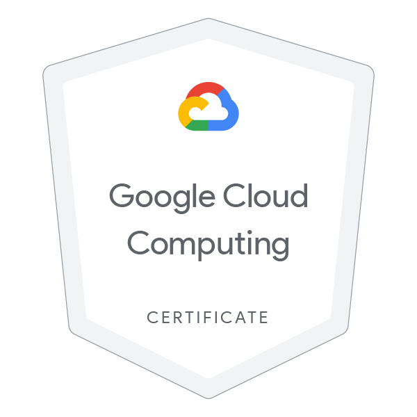 Google Cloud Computing Foundations Certificate credential issued by Google Cloud