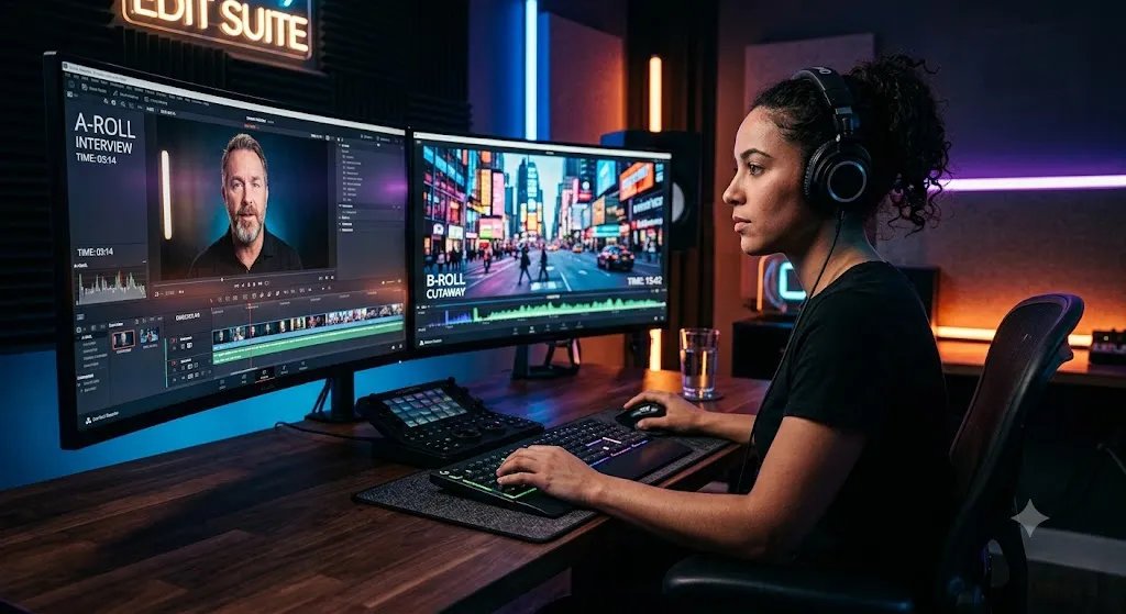 What is B-Roll Footage? A Complete Guide for Video Editors