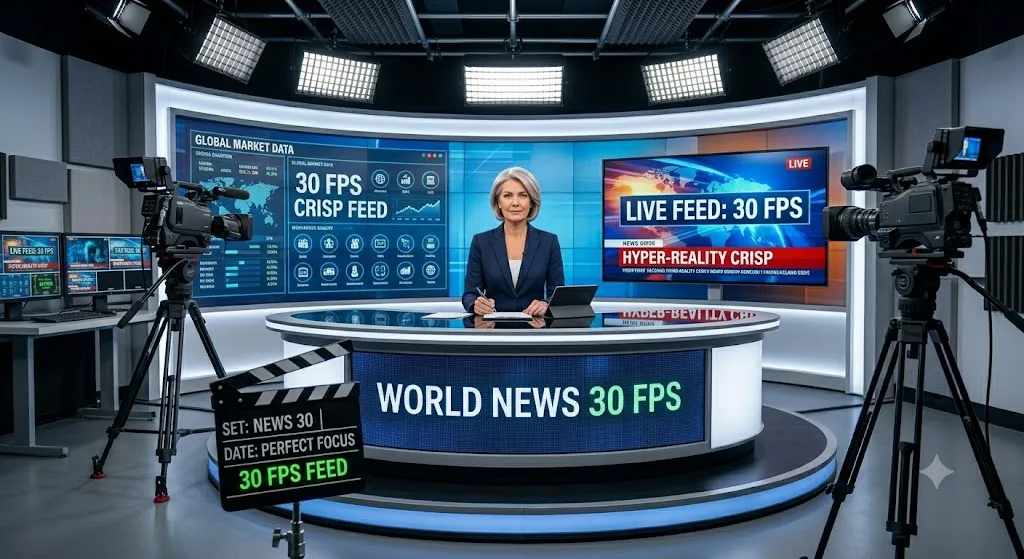 Side-by-side comparison of motion clarity at 24fps, 30fps, and 60fps