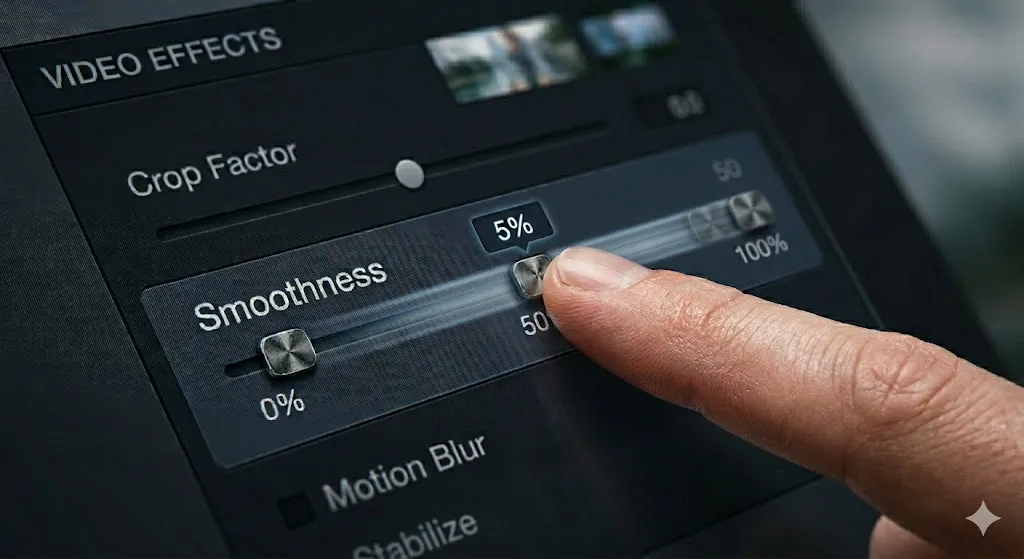 Comparison of stabilization results at different smoothness levels