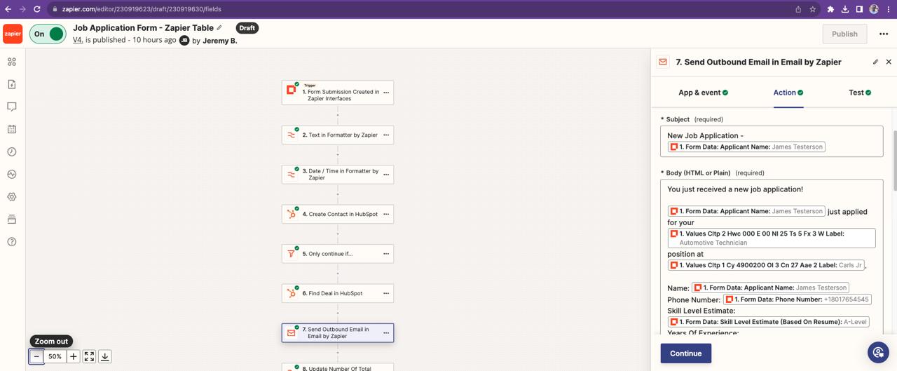 Zapier + HubSpot build by Zynhive