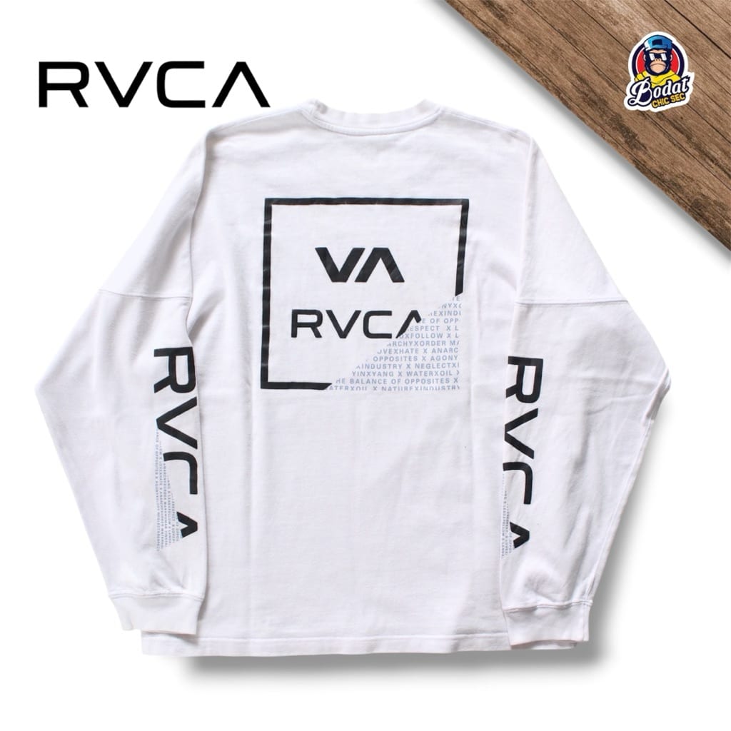 RVCA Spell Out Boxy Fit Longsleeve