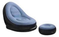 Sofá Sillón Inflable Con Reposapiés Ultra Cómodo 2