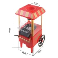 Máquina Pochoclera Carrito Retro Eléctrica 1200w Pochoc 2