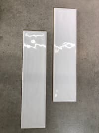 Simil Iceland Blanco 7.5x30 Subway Revestimiento Brillo 2