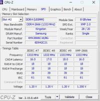 2x8 Gb Memoria Ram Ddr4 2666hz Hyper Fury 4