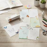 Hojas Rayadas Diseños de Animales Notas Pdf Imprimible 3