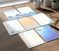 Hojas Rayadas Diseños de Paisajes - Anotador - Pdf 4