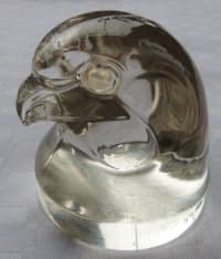 Pisapapeles Vidrio Rigolleau Aguila Estilo Lalique 2