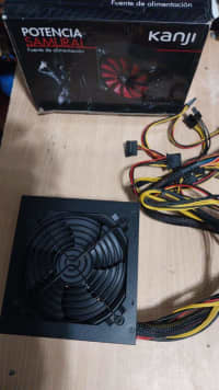 Fuente Gamer 800wtts Kanji Samurai Color Negro ¡nueva! 4