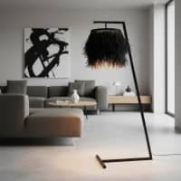 Lámpara de Pie Minimalista Hilo Kraft 1