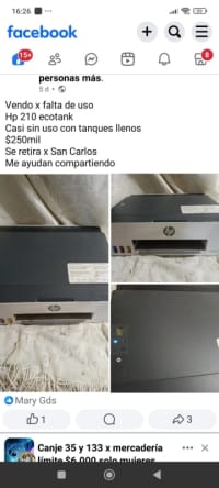 Impresora Hp210 1