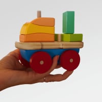 Mini Camión de Carga -15 X 12 Cm- Juguetes de Madera 1