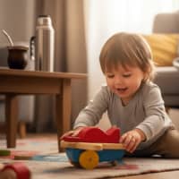 Mini Avión de Madera - 16 X 15 Cm- Juguetes de Madera 4