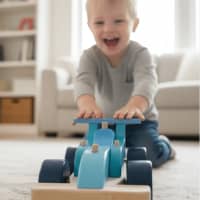 Auto de Madera- Colapinto-formula 1 -29 X 15 Cm 4