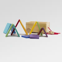 Carrito Arcoíris -18 X 15 Cm- Bloques de Madera - 3