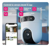 Cámara Pt Doble Lente 3mp 2k Detección Humana y Vehicul 2