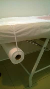 Rollo Cubre Camilla Descartable de Tela 100x0,67 3