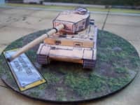 Tiger 1 Fabricado en Papel 1/87 1