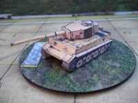 Tiger 1 Fabricado en Papel 1/87 2